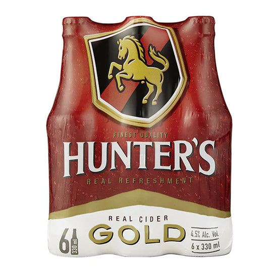 Hunters Gold 330ml 6pack