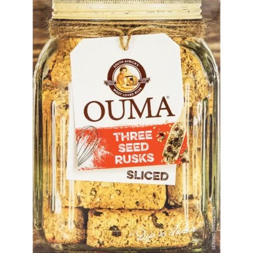 Ouma Rusks Sliced - Three Seeds (450g)
