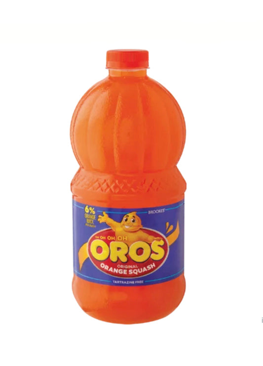 Oros Orange Flavoured Concentrated Squash - 2L