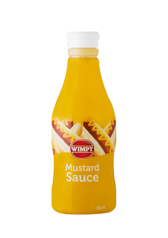 Wimpy Sauce Mustard Squeeze 500ml